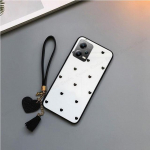 Love Heart Painting karastatud klaasist telefoni &uuml;mbris POCO X5 Pro F5 M4 M5 tutipaela kate jaoks Redmi Note 12 4G 5G 12C 12Pro Plus jaoks for poco M4 5G must