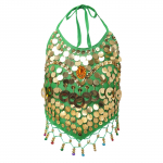 Lastele T&uuml;drukutele K&otilde;hutantsu topp Varrukateta N&ouml;&ouml;riga p&auml;itsetega Kael Seljata litrid Kellad Tutt Dekoratiivne K&auml;rbitud topp 4-12 Years kollane