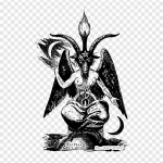 Baphomet Satanism Triikraud soojus&uuml;lekandel tr&uuml;kkimine Vin&uuml;&uuml;lplaastrid Kleebis riietele Ise ise teha aplikatsioonid pestavad plaastrid