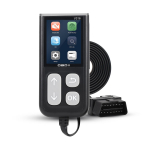 V316 OBD2 skanneri autokoodilugeja Bluetoothiga, mootori t&otilde;rge, koodide lugemine, koodide kustutamine, fikseeritud kaadri andmete vaatamine, I/M valmisoleku kontroll CAN-i diagnostika skannimine 12x5.7x1.55cm must