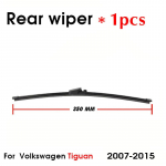 Auto klaasipuhasti hari tagaklaasi esiklaasi klaasipuhasti Auto lisavarustus Volkswagen VW Tiguan luukp&auml;ra 2007-2015 jaoks Single wiper