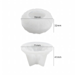 DIY kristall-epoks&uuml;vaiguvorm Lotose k&uuml;&uuml;nlahoidja peegli silikoonvorm