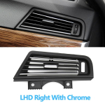 Tagumine/vasak/parem/keskkliimaseadme kliimaseadme ventilatsiooniv&otilde;re paneel BMW 5. seeria F10 F11 F18 520i 523i 525i 528i jaoks LHD Right black