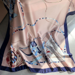 Kvaliteetsed luksuslikud siidist sallid peapael Sallid kaelasall naistele kett siidist sall naiste dekoratiivne sall 180-90cm