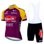 2023. aasta suvine ALPECIN rattas&auml;rgi komplekt meeste rattariided MTB rattariided vormiriietus Maillot Ropa Ciclismo rattakost&uuml;&uuml;m XS kollane