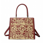 W. D. POLO kinktikandid punane pulmakott &auml;sja abiellunud emale Kingitus eakatele &auml;mma k&auml;ekott Crossbody t&uuml;druku kott M