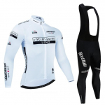Tour Of Italy rattas&auml;rgi komplekt Premium UV-vastane pikkade varrukatega allam&auml;ge rattakost&uuml;&uuml;m, s&uuml;gisene kiirelt kuivav profiv&otilde;iduvorm L valge