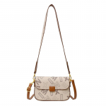 Interneti-kuulsuste uus kott naistele 2023. aasta suvine tipptasemel senseeritud prindiga &otilde;lakott mitmek&uuml;lgne v&auml;lismaises stiilis risti kehaga v&auml;ike kandiline kott valge