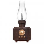 Retro petrooleumi Bluetooth-k&otilde;lar LED-valgustusega, kaasaskantav muusikaboks Bluetooth, k&otilde;lari Bluetooth, v&otilde;imas bass, suure helitugevusega Bluetooth 5.0 pruun