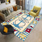 Elutuba t&auml;ielikult asfalteeritud kodu vannituba magamistuba libisemiskindel vaip uus multikas armas vaip p&otilde;randamatt 40x60cm