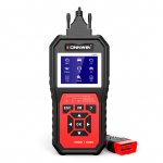 KONNWEI KW460 kogu s&uuml;steemi OBD-skanneri diagnostikat&ouml;&ouml;riist 11 erifunktsiooniga aku sobitamisega, must