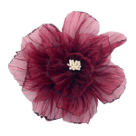 Lint Vintage organza-pitslillede marli Lint p&otilde;leva serva kaunistused-lill aplikatsioonide &otilde;mblemiseks k&auml;sit&ouml;&ouml; pulmakleit