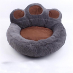Creative Bears Paw kutsika kassi voodi Pehme pl&uuml;&uuml;sist koera voodid Pesasoe Kennel Lemmiklooma voodi diivan V&auml;ike koerapadi S hall