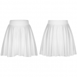 Naiste plisseeritud seelik Basic soliidne veniv laienev vabaaja minirulli seelikud Tutu seelikud One Size