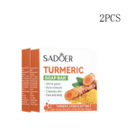 2 tk/4 tk kurkumi seep, eeterlik &otilde;li k&auml;sitsi valmistatud seep n&auml;opesu Ingveri seep niisutav, parandab kuivust 2Pcs