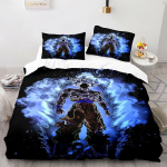 3PC-SET Dragon Ball 3D-prinditud Dragon Ball super s&uuml;nnip&auml;evakingitus t&uuml;drukutele lastele, poistele, tekikate 135x200CM--2PC