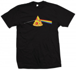 Dark Side Di Il Pizza Musica Parodia Pizza Prisma Unisex T-s&auml;rk S
