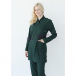 Kaheosaline hijabikomplekt meditsiinilised koorijad unisex arsti &otilde;endusvormi komplekt Meditsiiniline vormikomplekt, kirurgiline &uuml;likond, pikad varrukad + p&uuml;ksid XS