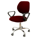 Spandex veniv kirjutuslaud Kontoritooli istmekatted Pestavad p&ouml;&ouml;rlevad seljatoe katted padi Lemmikloomad Kaitsmed Universaalne arvutitooli kate valge