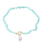 Kampsun Kaelakee Populaarne mitmev&auml;rviline peen kampsun kaelakee Stones kaelakee Faux Pearl clavicle kett kampsun kaelakee s&uuml;nnip&auml;evakingitus