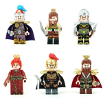 Bisetoi Hero Three Kingdoms kohandatud minifiguurid 3 komplekt 6 Korea m&auml;nguasi beige