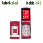 Renoveeritud Nokia Avatud Originaal Nokia N76 Avatud Klappmobiiltelefon 1 SIM-kaardiga No charger must