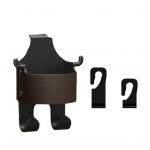 1/2 tk Multifunktsionaalne autoistme seljakonks Reguleeritav ruumis&auml;&auml;stlik automaatne telefonihoidja auto tagaosa rippuv topsihoidja 1pc pruun