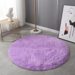 Rainbow Plush &uuml;mmargune vaip magamistoale Shaggy Circle vaip elutoa diivanilaua vaip kohev kodukaunistus t&uuml;drukule Diameter 80cm