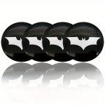 4 tk nahkhiire mustriga auto rummu keskkatte m&auml;rgi kleebis Honda Mazda Benz BMW Toyota Ford Dodge Chevrolet ja muude autode modifitseerimistarvikute jaoks