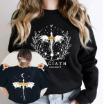 Vintage Fourth Wing kahepoolne kampsun Basgiath War College'i kampsun Naiste kampsunid Bookish kapuuts pikkade varrukatega pulloverid S must