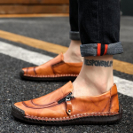 38-48 meeste suure suurusega k&auml;sitsi &otilde;mmeldud Dermis kummist s&otilde;iduautojalatsid Meeste kingad 38 must