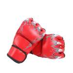 Minu MMA poks Muay Thai kickboxing v&otilde;itluskunstide kindad t&auml;iskasvanutele lastele meestele naistele unisex PU nahk sport v&otilde;itlus one size punane
