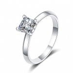 Moissanite s&otilde;rmus 925 Sterling Sliver 1CT 2CT D VVS1 Lab teemant koos GRA peente abielus&otilde;rmustega naistele 4