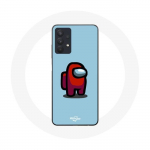 &Uuml;mbris Samsung galaxy A32 5G among Us videom&auml;ngule Sinine taust