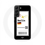 Coque pour Samsung Galaxy S21 FE Billet d'avion berlin