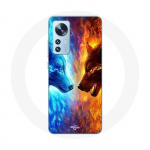 Coque pour Xiaomi Mi 12 / 12X Loup de Glace et de feu