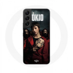 &Uuml;mbris Samsung Galaxy S21 FE La casa de papel Tokyo jaoks