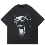 2024 Streetwear Beast Graphic Unisex T-s&auml;rk S must