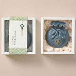 Hwang's Secret Lunar New Year gift set,holiday lucky soap,1 piece of handmade design soap + case gift packaging, 75g, 1 piece