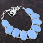 Angeliit Kaelakee V&auml;&auml;rikas V&auml;&auml;riskiviehe 925 Sterling H&otilde;be Kaelakee Reguleeritava Keti Kaelakee K&auml;sitsi Valmistatud Ehted Boho Kaelakee Kingitus Emale Adjustable