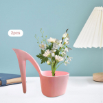 2tk Lillepott k&otilde;rge kontsaga spetsiaalse disainiga vaasi lauakaunistused sise&otilde;ue aed