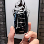 Uus TPU Smart 3 nupuga auto v&otilde;tme&uuml;mbrise kattekott VW Volkseagen Passat B8 Magotan jaoks Skoda Superb A7 Kodiaq Seat Shell Fobi jaoks