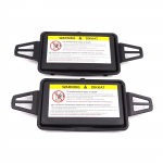 BDP524-1 2-osaline p&auml;ikesevarjum, meik, kosmeetiline peeglikate ja peegel, MUST Mercedes W210 W211 2108102510 2118100410 jaoks