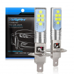 2 tk H1 H3 LED pirnid super s&auml;rav 12 3535SMD auto udutuled 12V 6000K valge s&otilde;idup&auml;eva s&otilde;iduvalgusti auto H1