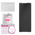 apgo Privacy Matte Hybrid protective glass compatible with Sony Xperia 1 III, flexible nano glass, great replacement for tempered glass, scratch-resis