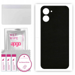 apgo Protective Skin Sticker for the back compatible with Realme V20, Wrap Film, Foil, Vinyl - Pattern Matrix