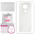 apgo Protective Skin Sticker for the back compatible with Nokia C5 Endi, Wrap Film, Foil, Vinyl - Pattern Matte Transparent