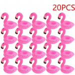 10-20 tk veealused ujuvad t&auml;ispuhutavad topsihoidjad basseini jook ujuk M&auml;nguasi t&auml;ispuhutav basseini flamingo peokaunistus 20 PCS