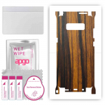 apgo Protective Skin Sticker for the back+sides compatible with Samsung Galaxy Note 8, Full Wrap Film, Foil, Vinyl - Pattern Tigerwood