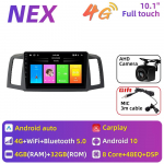 2 DIN Android multimeedia JEEP Grand Cherokee WK 2004-2007 jaoks autoraadio stereo Carplay Auto GPS navigatsiooni p&otilde;hiseade autoradio 4+32+MIC+AHD